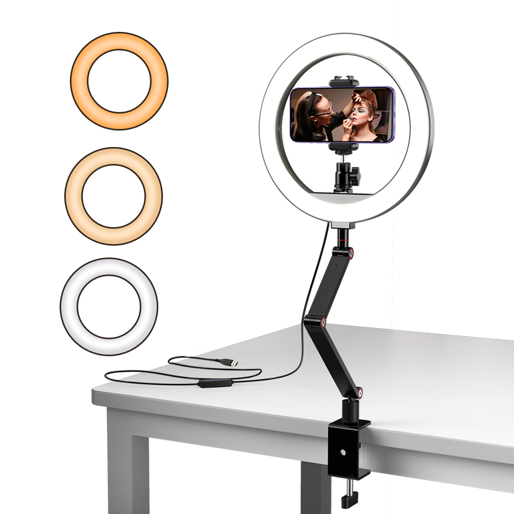 Photography Lighting Options - APEXEL-Anillo de luz Led para Selfie,