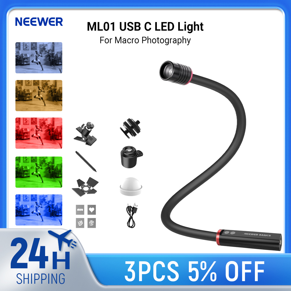 Photography Lighting Basics - Luz LED USB C NEEWER Basics