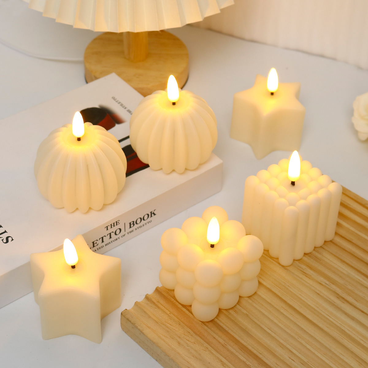 Photography Lighting Led - Vela LED en Forma de Cubo