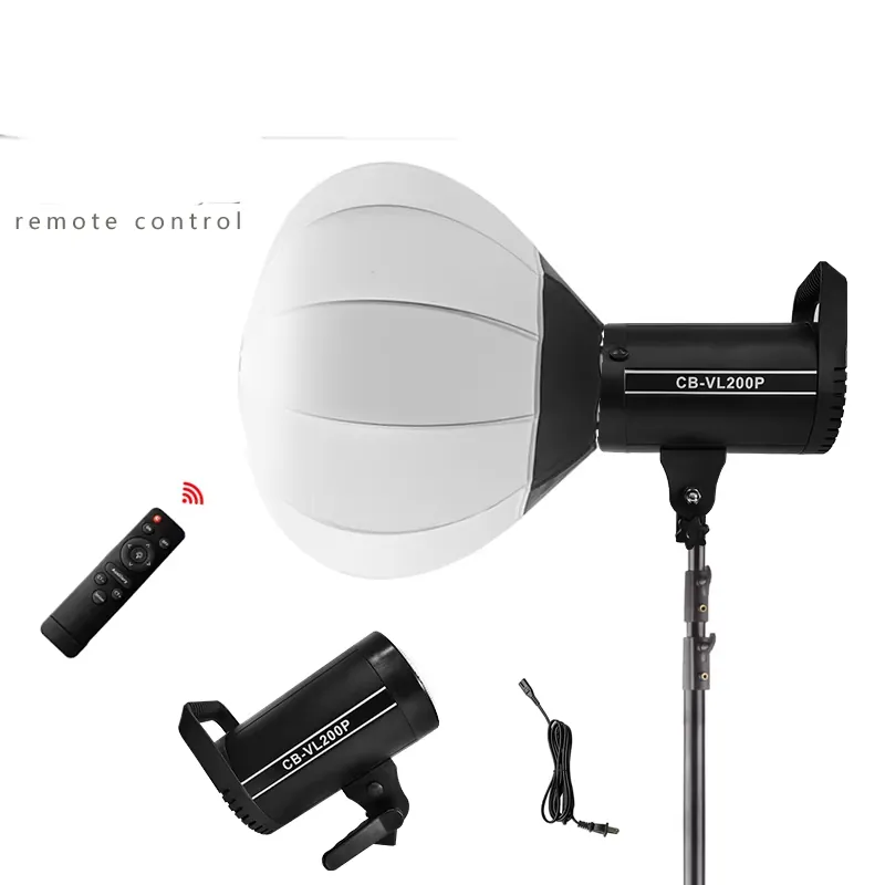 Photography Lighting Learning - Luz de video portátil de 200W