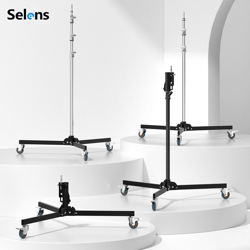 Photography Lighting Set Up - Trípode Profesional de Acero Inoxidable de