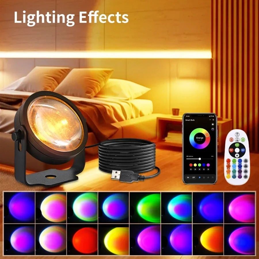 Photography Lighting Diy - Lámpara Proyector LED Inteligente con Efecto