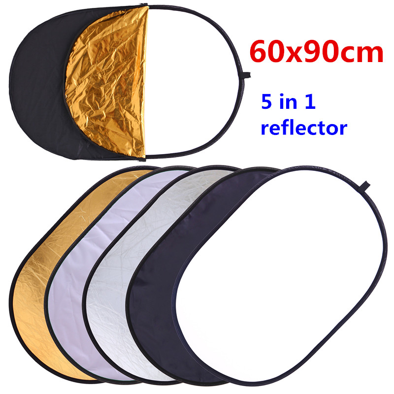 Photography Lighting Reflectors - RYH-Reflector de luz plegable ovalado, disco