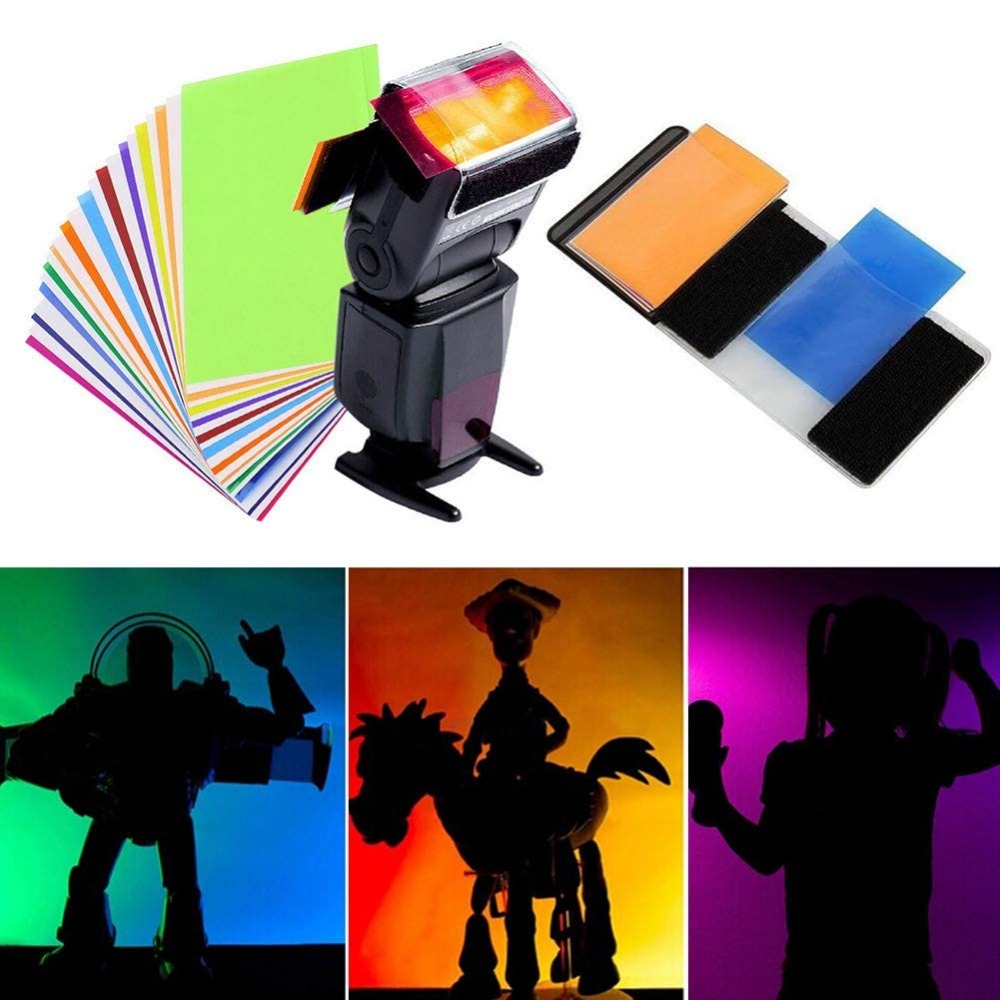 Photography Lighting For Portraits - Kit de 12 Filtros de Gel