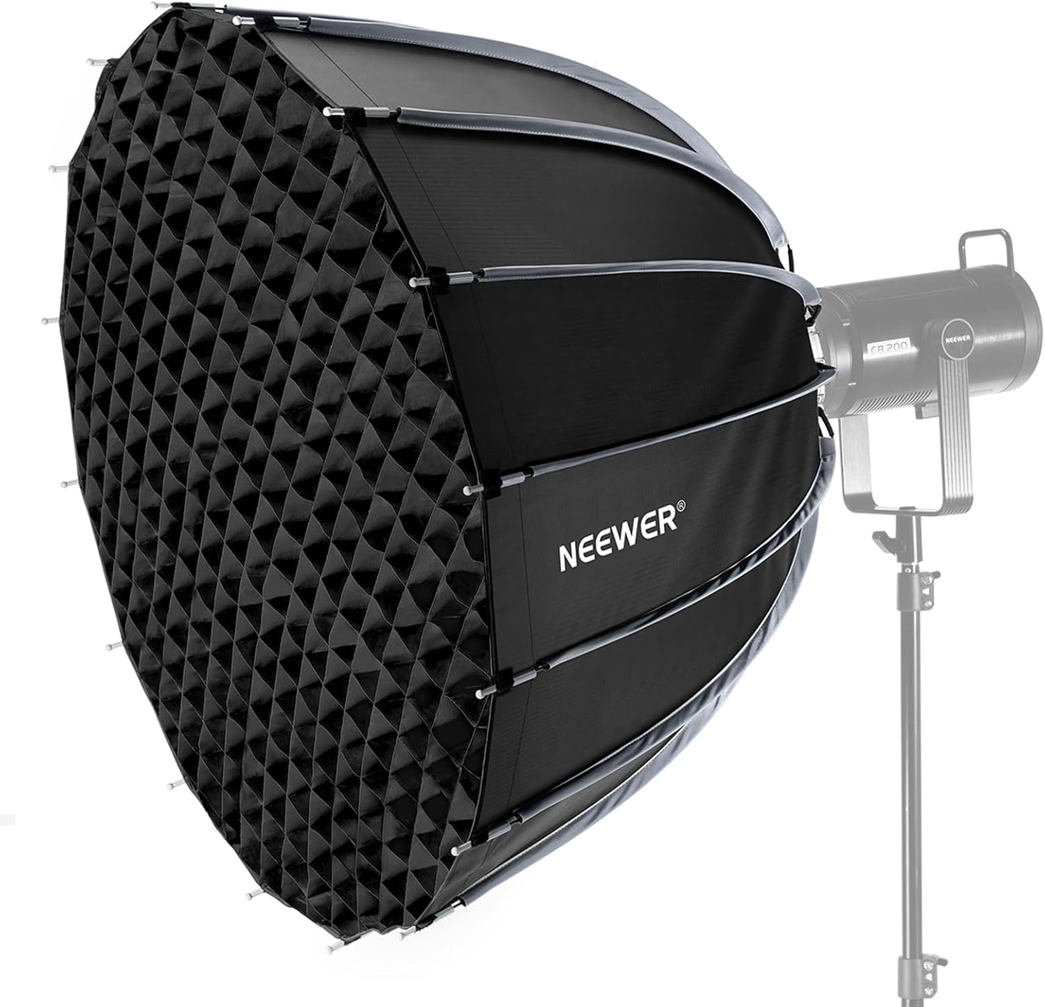 Photography Lighting System - Softbox Parabólico con Montura Bowens, Kit