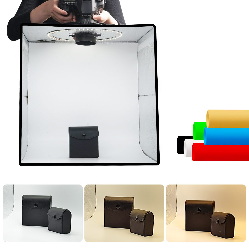 Photography Lighting Set Up - Lightdow-caja de fotos regulable, luz LED