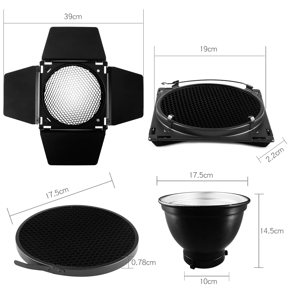 Godox BD-04 Reflector estándar - Honeycomb Grid Filter reseña y precio