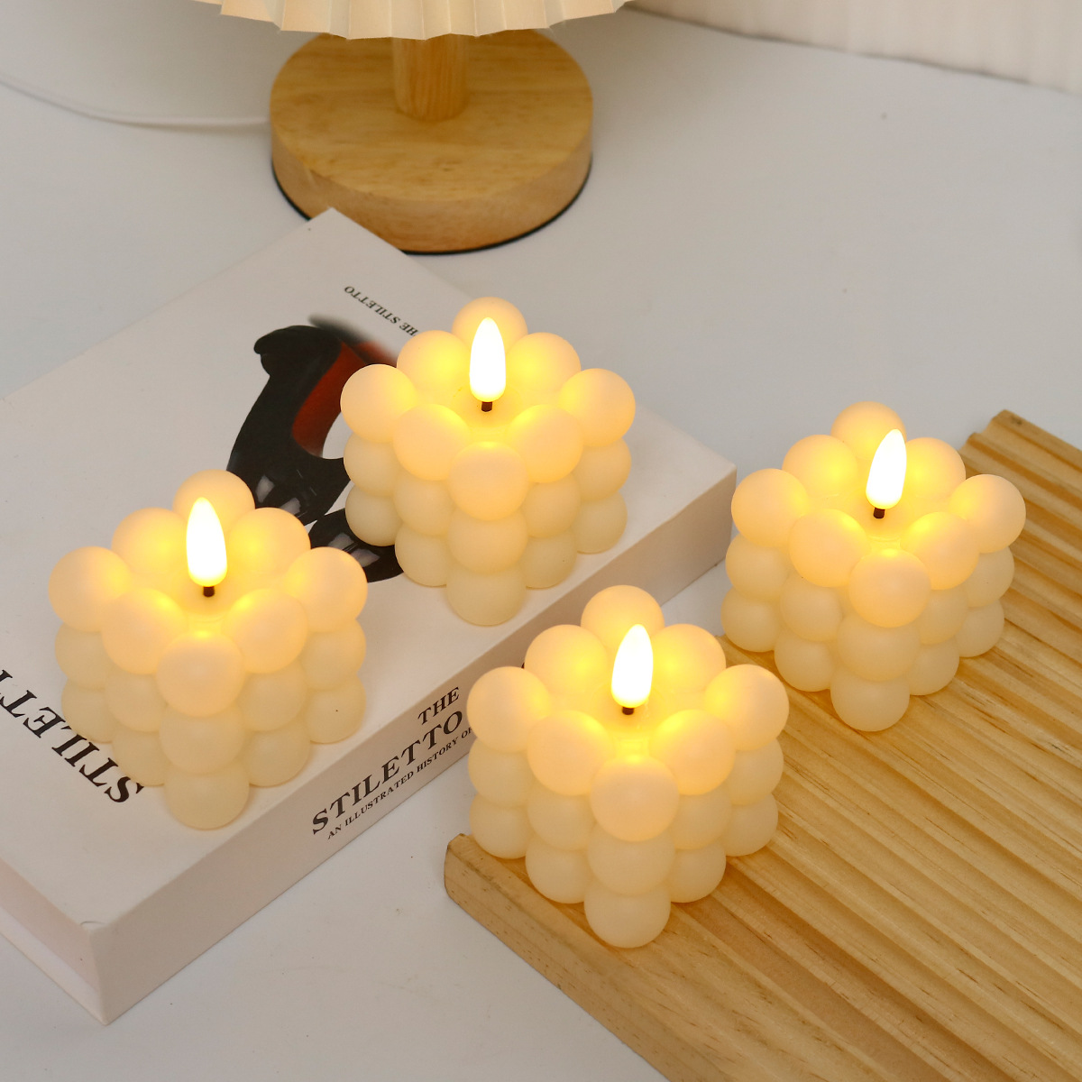 Vela LED en Forma de Cubo para - Photography Lighting Led reseña y precio