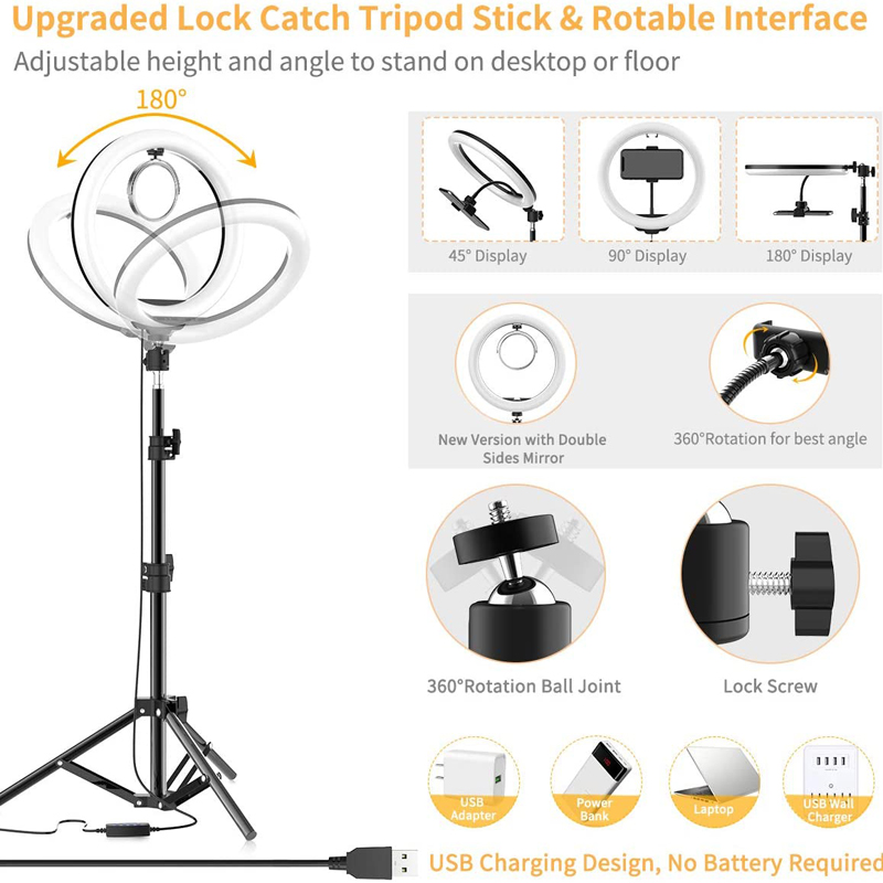 Anillo de Luz LED para Selfies - Photography Lighting Set Up reseña y precio