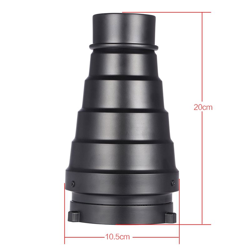 N75R-3X Snoot cónico con rejil - Honeycomb Grid Filter reseña y precio
