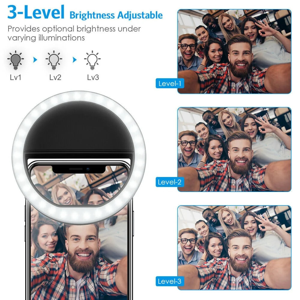 Anillo de Luz LED para Selfies - Photography Lighting Professional reseña y precio