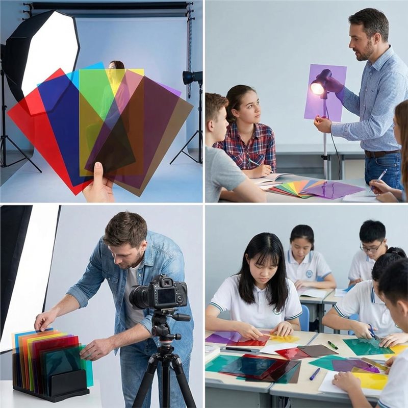 Láminas de PVC ABDJ-A4 en 9 co - Photography Lighting Diy reseña y precio