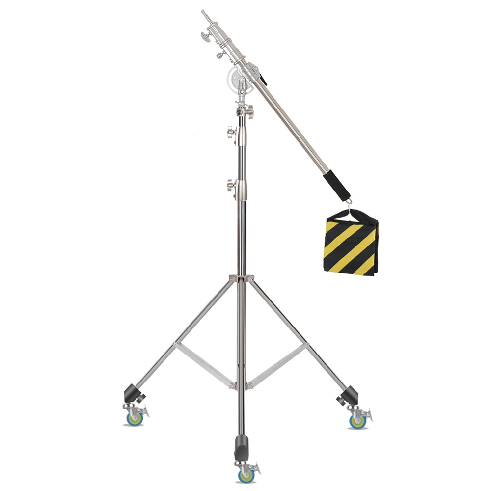 Soporte de luz de acero inoxid - Photography Lighting System reseña y precio