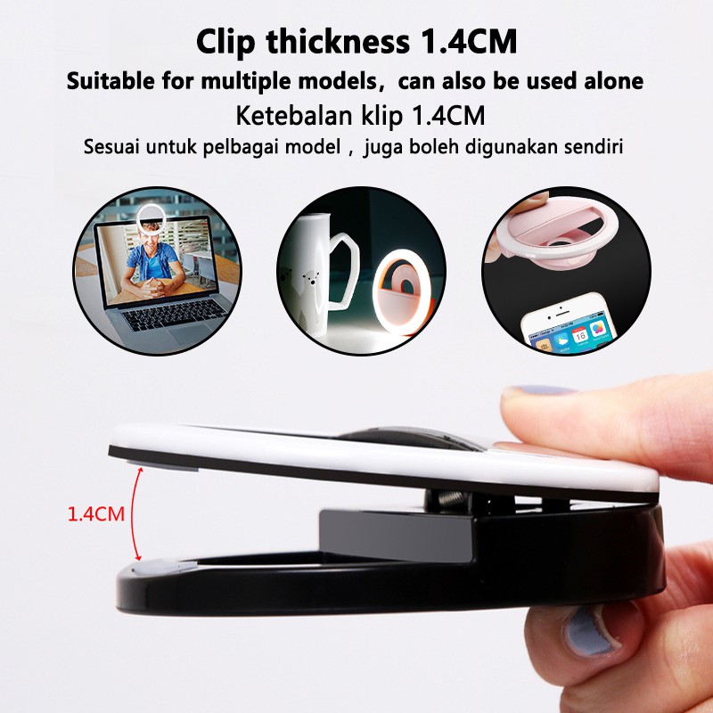 Anillo de luz LED con 3 modos  - Photography Lighting Set Up reseña y precio