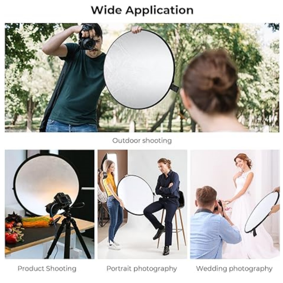 HUANYINGBJB Reflector de fotog - Photography Lighting Reflectors reseña y precio