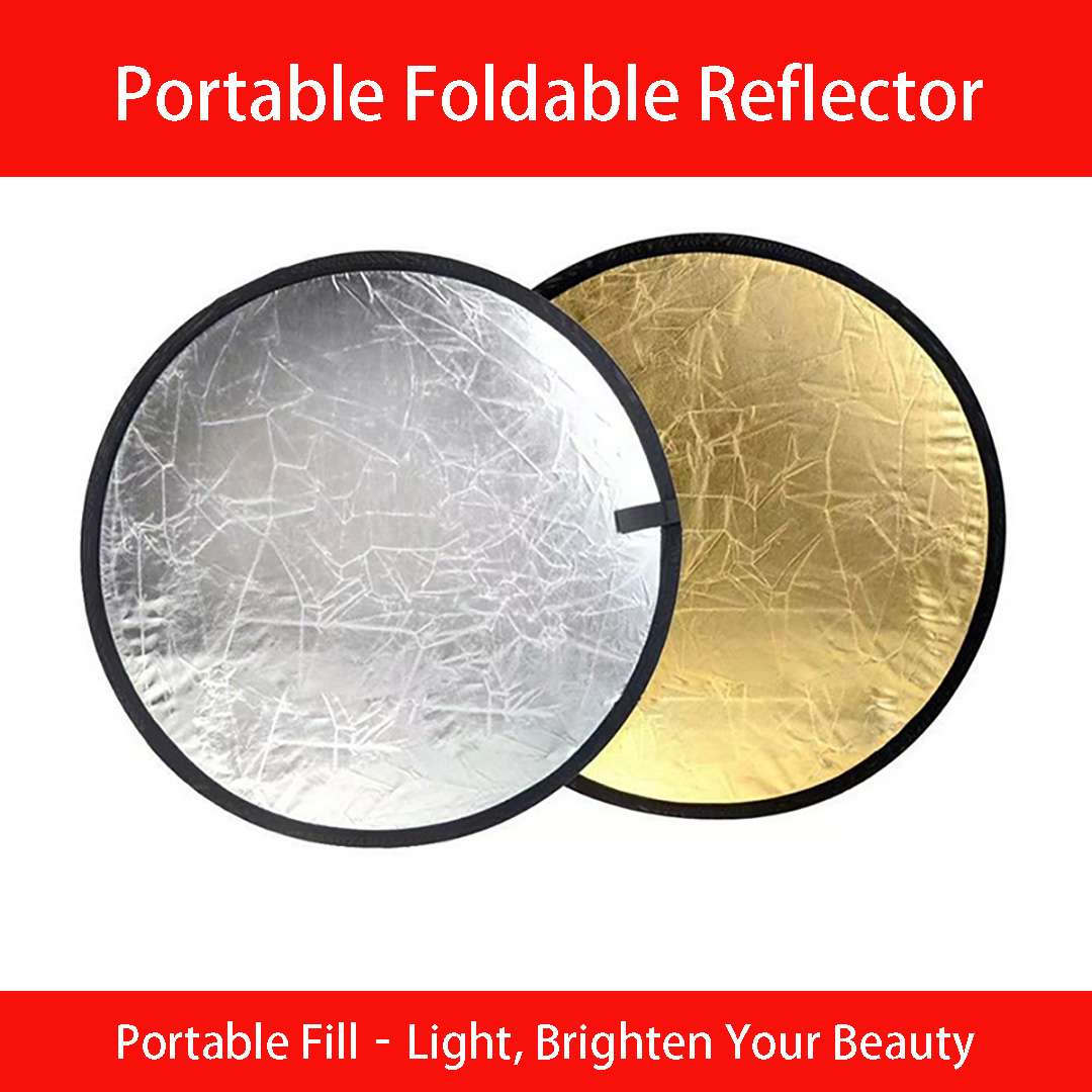Reflector redondo de doble car - Photography Lighting Reflectors reseña y precio