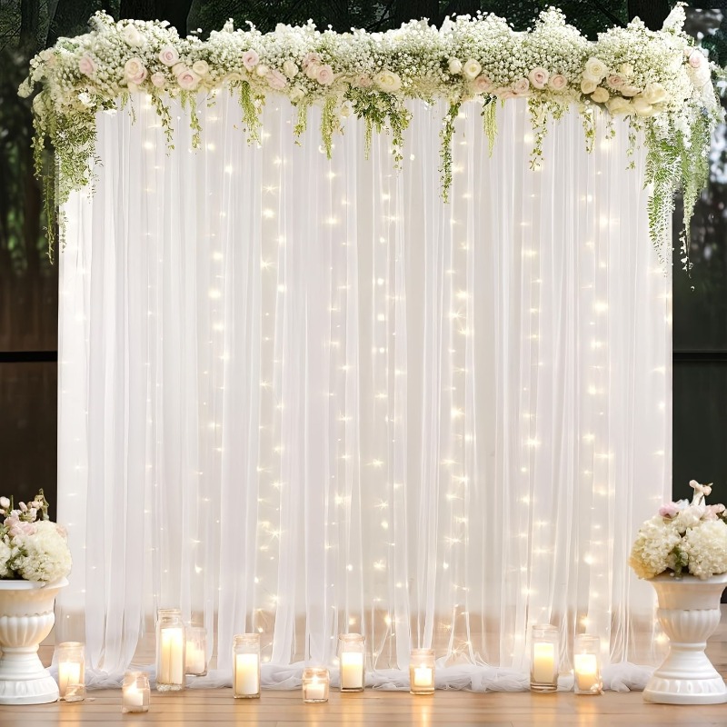 Cortinas de Tul con Luces LED, - Photography Lighting Options reseña y precio