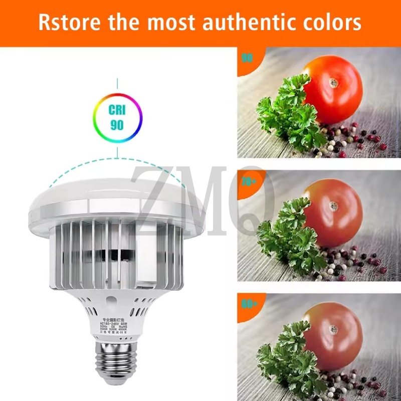 Lámpara LED E27 85W 155W 3200K - Photography Lighting System reseña y precio