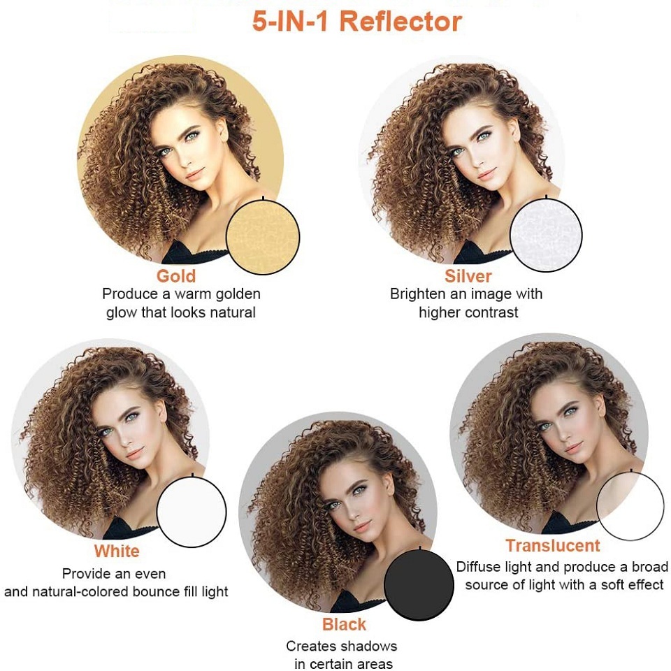Difusor de luz portátil plegab - Photography Lighting Reflectors reseña y precio