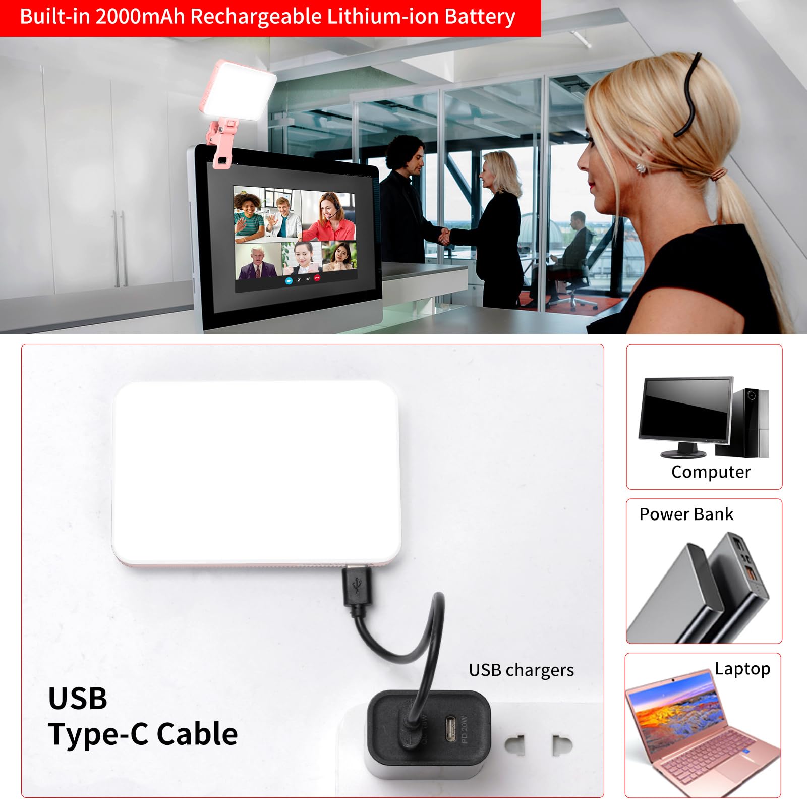 King Ma LUZ DE Selfie recargab - Photography Lighting Professional reseña y precio