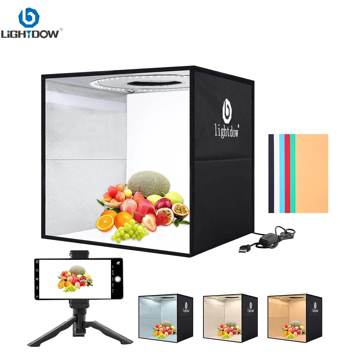 Lightdow Kit de caja de luz pa - Photography Lighting Kits reseña y precio