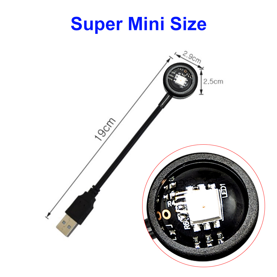 Lámpara LED USB con Proyector  - Photography Lighting Diy reseña y precio