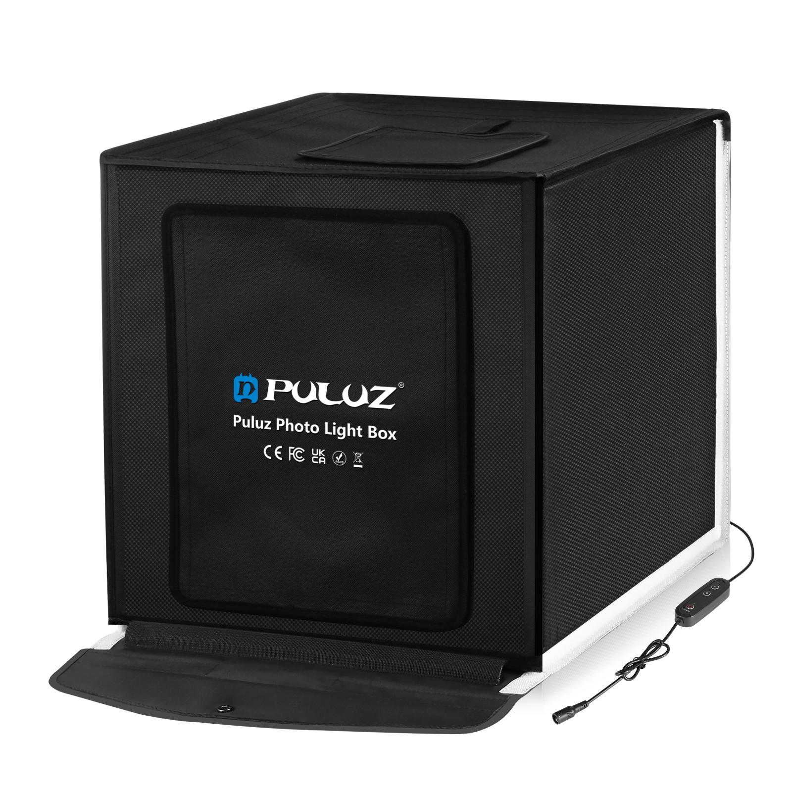 PULUZ-caja de estudio fotográf - Photography Lighting Kit With Backdrop reseña y precio