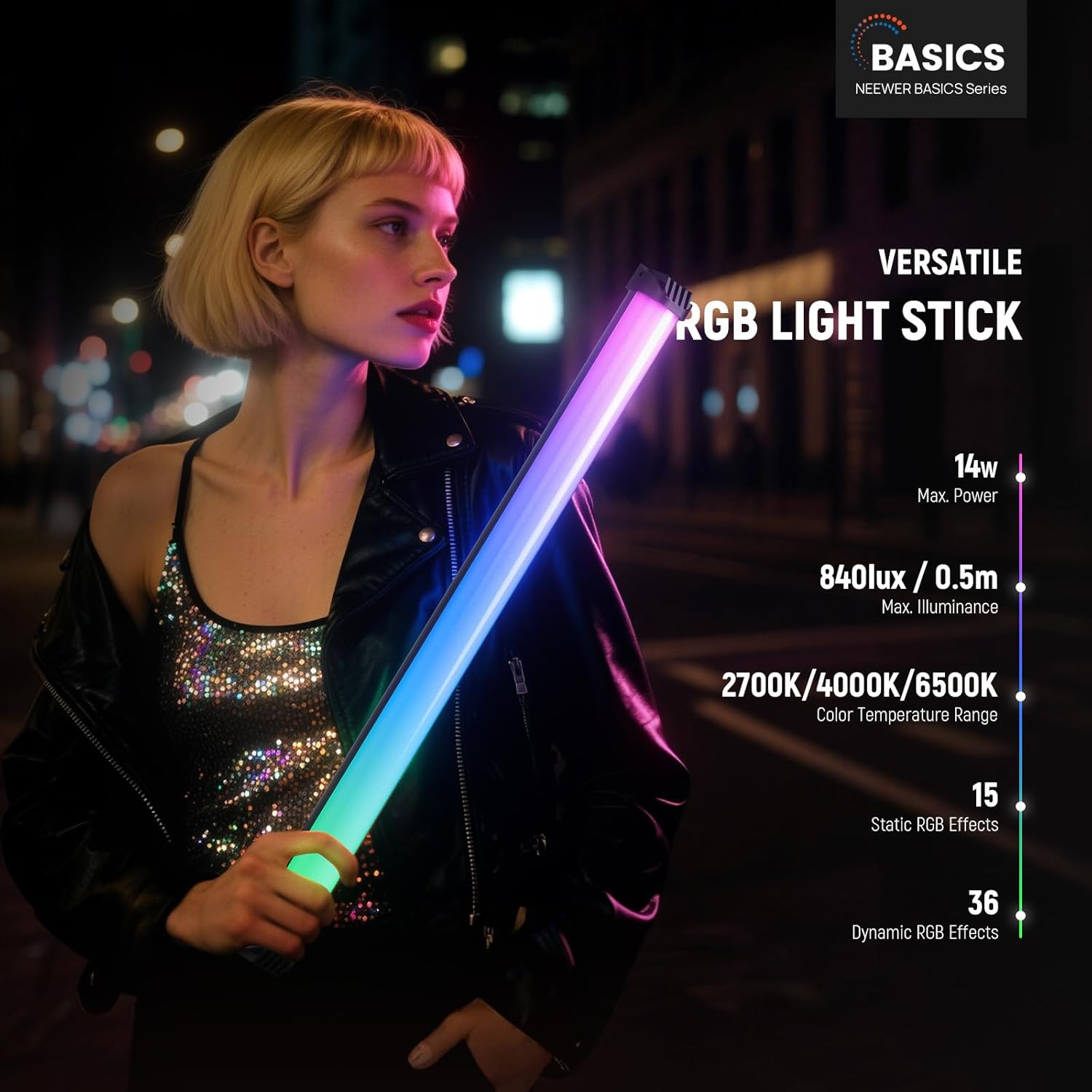 NEEWER Basics Varita de luz RG - Photography Lighting Basics reseña y precio