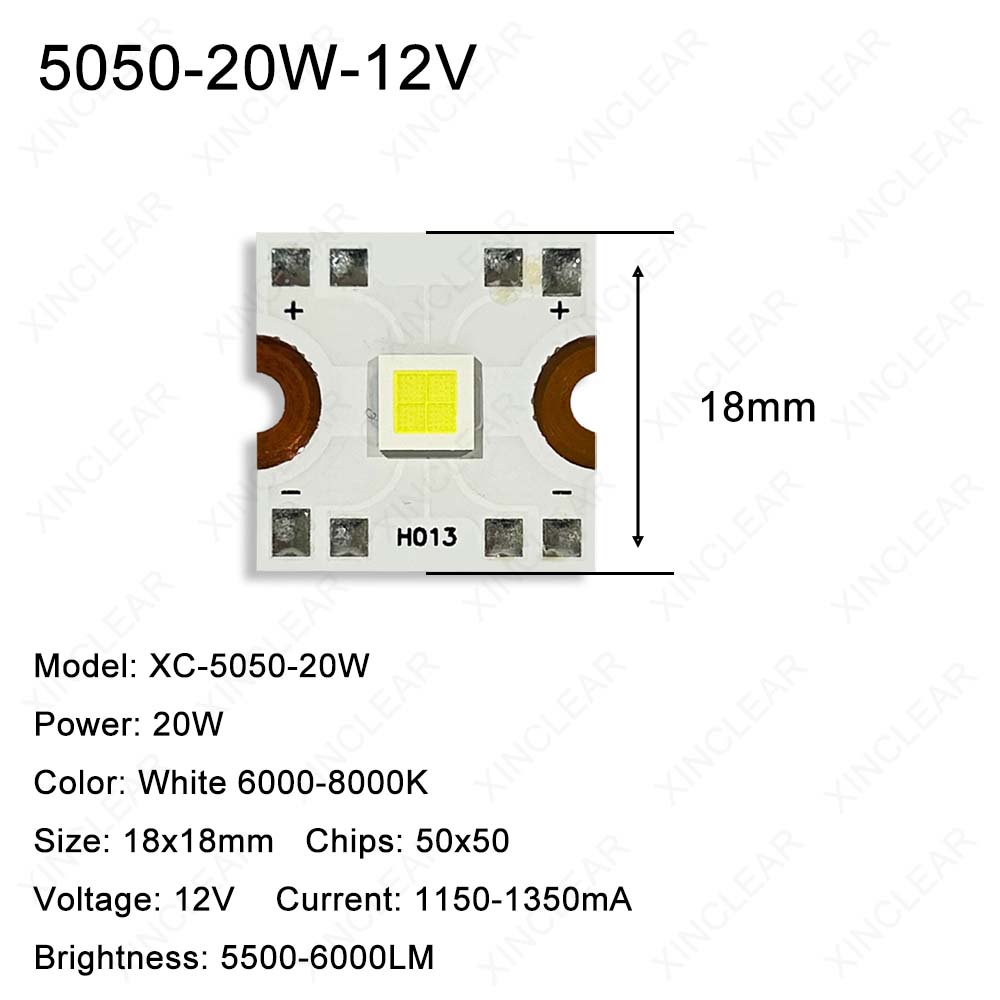 Chip LED SMD 5050 7070 de 20 W - Photography Lighting Diy reseña y precio