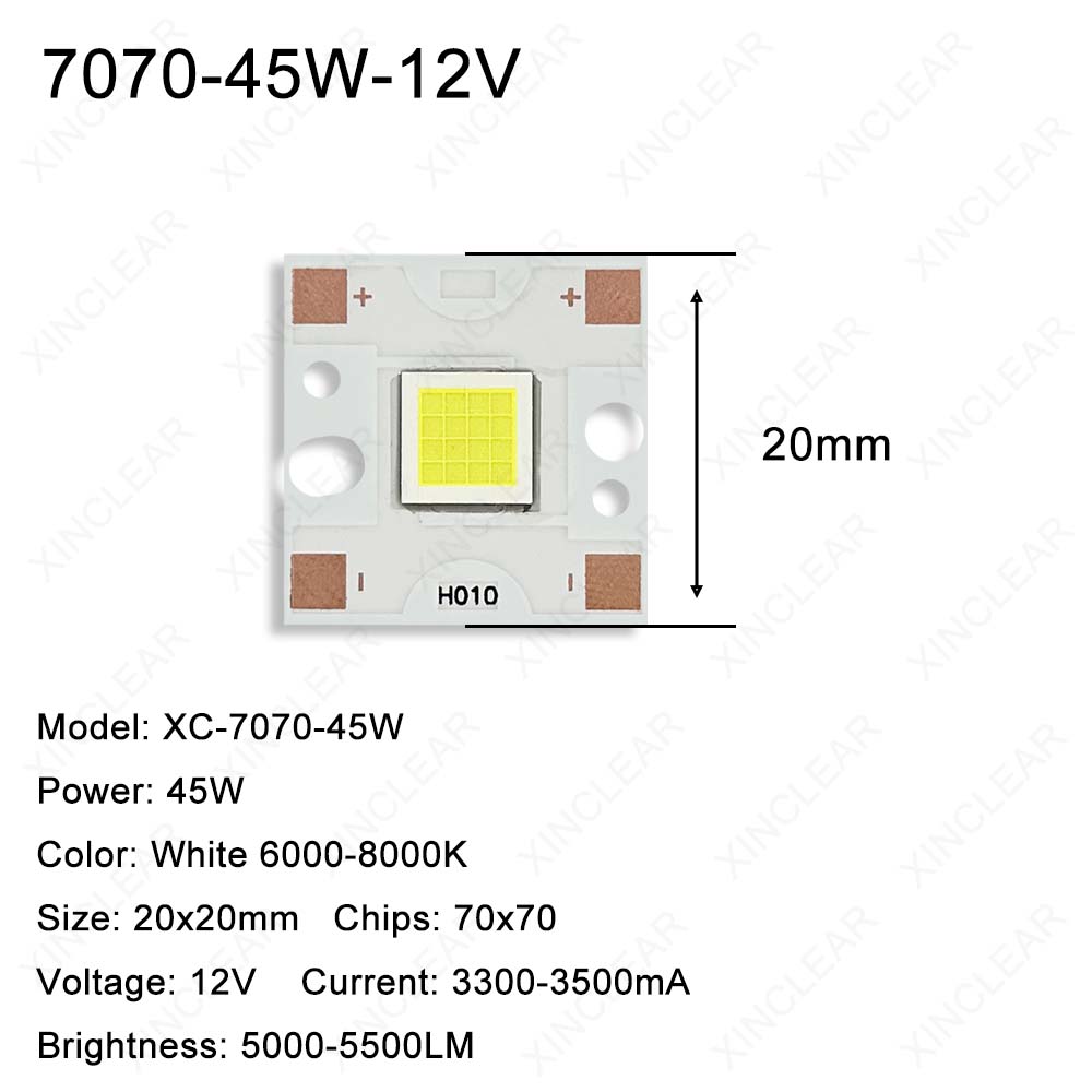 Chip LED SMD 5050 7070 de 20 W - Photography Lighting Diy reseña y precio
