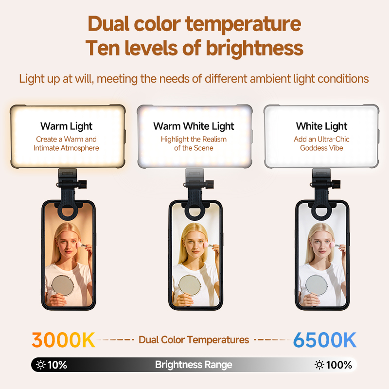 Luz de vídeo LED RGB, Clip de  - Photography Lighting Professional reseña y precio