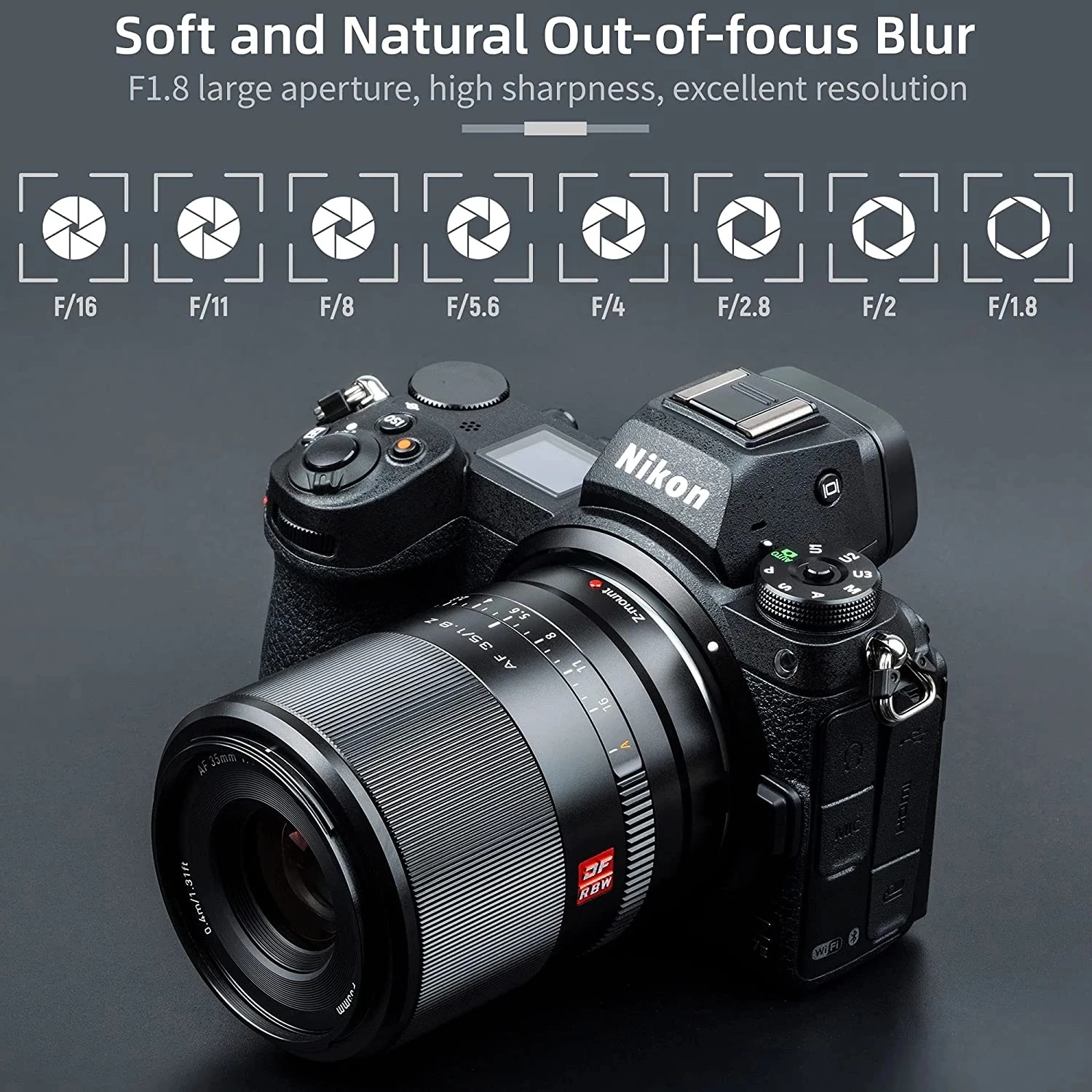 Nuevo VILTROX AF 35mm F1.8 len - Nikon Camera Z50 reseña y precio