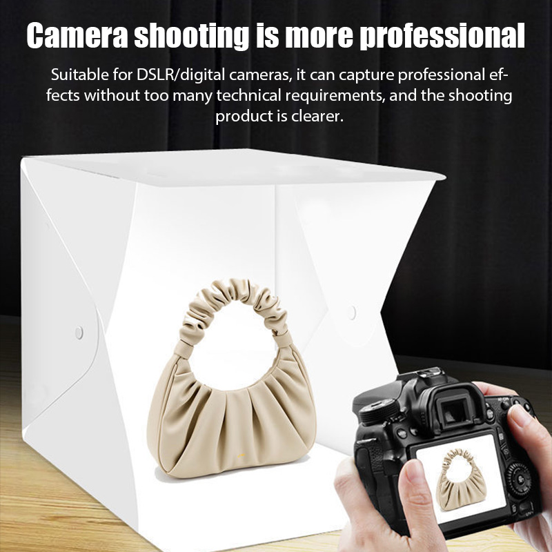 Caja de luz Mini caja de estud - Photography Lighting Kit With Backdrop reseña y precio