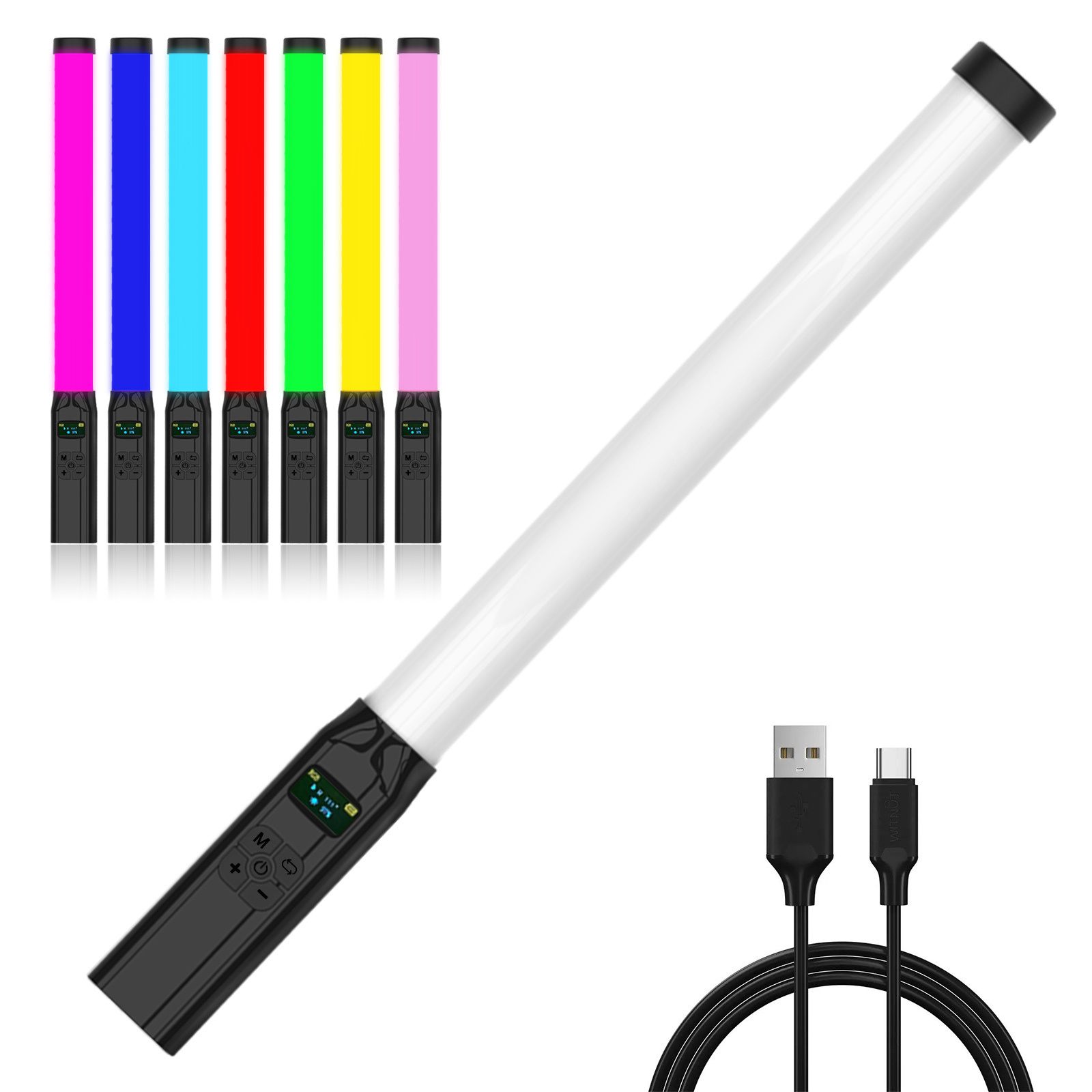 Varita de luz RGB de 50CM, man - Photography Lighting Type reseña y precio