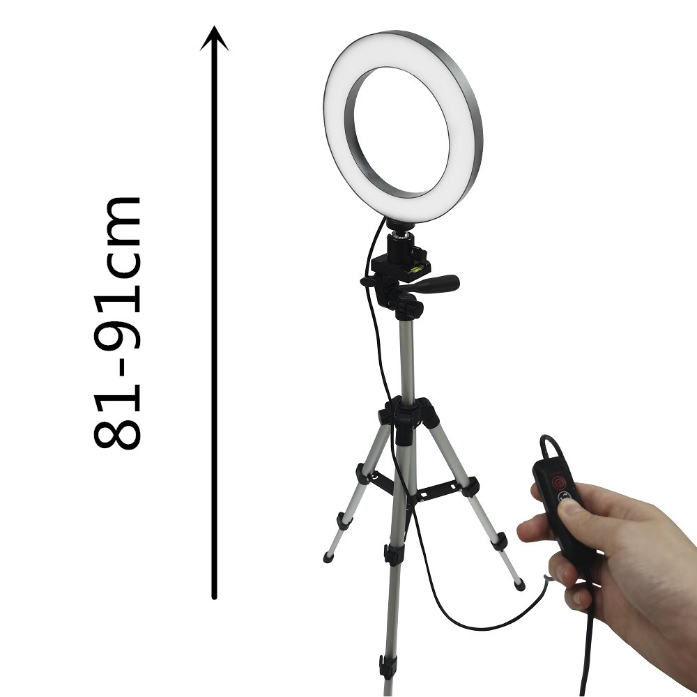 Anillo de luz LED para selfies - Photography Lighting Set Up reseña y precio