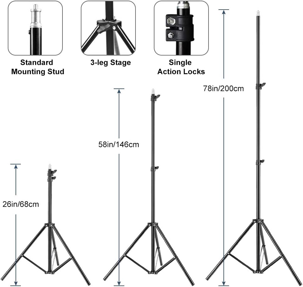 Kit de iluminación con caja de - Photography Lighting For Portraits reseña y precio