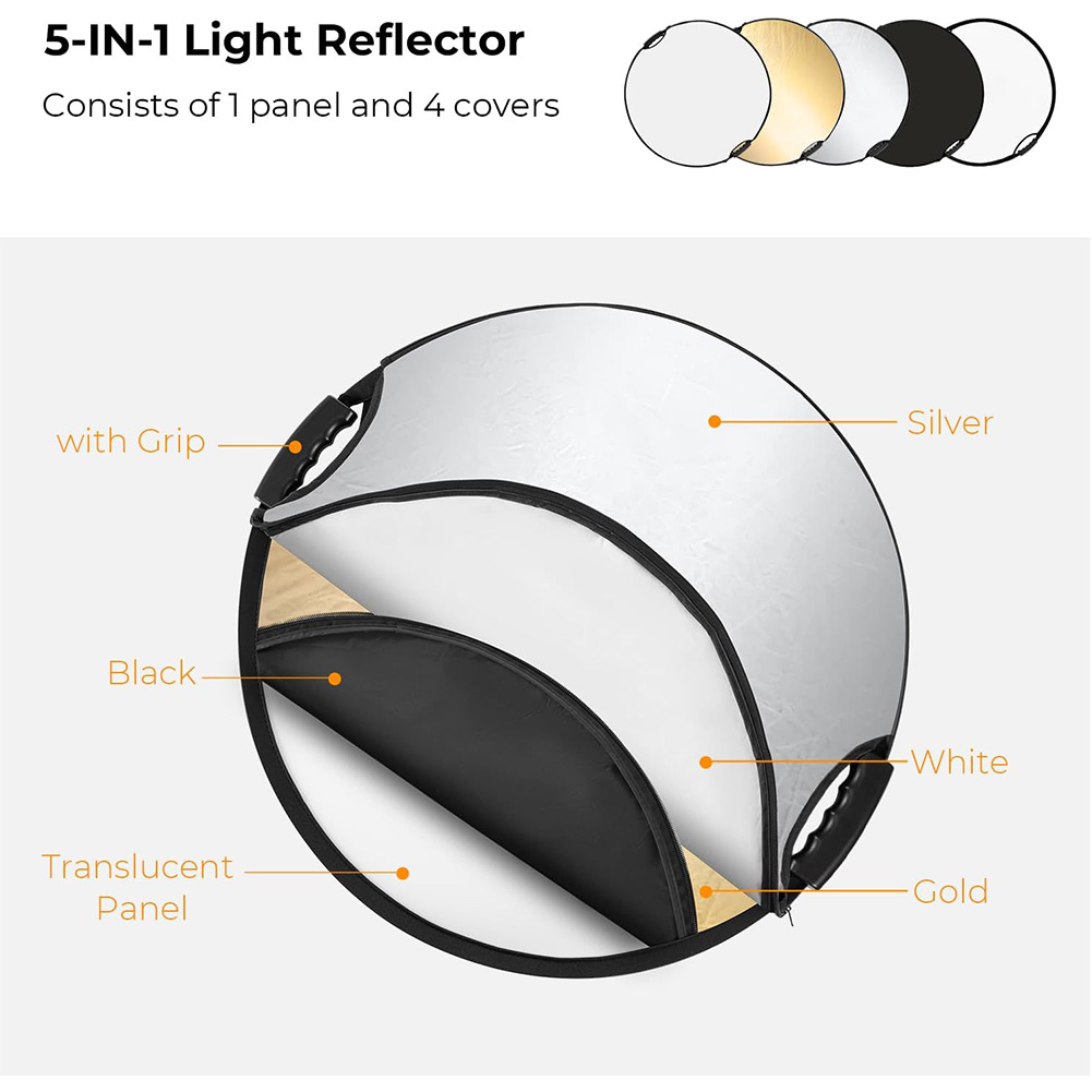 Reflector de Fotografía Plegab - Photography Lighting Reflectors reseña y precio