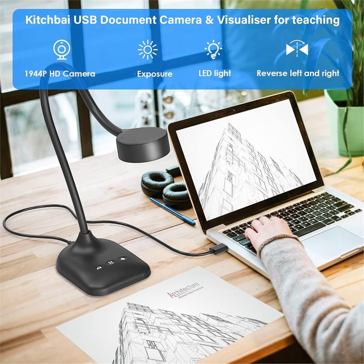 Cámara de Documentos AU47-USB, - Photography Lighting Learning reseña y precio