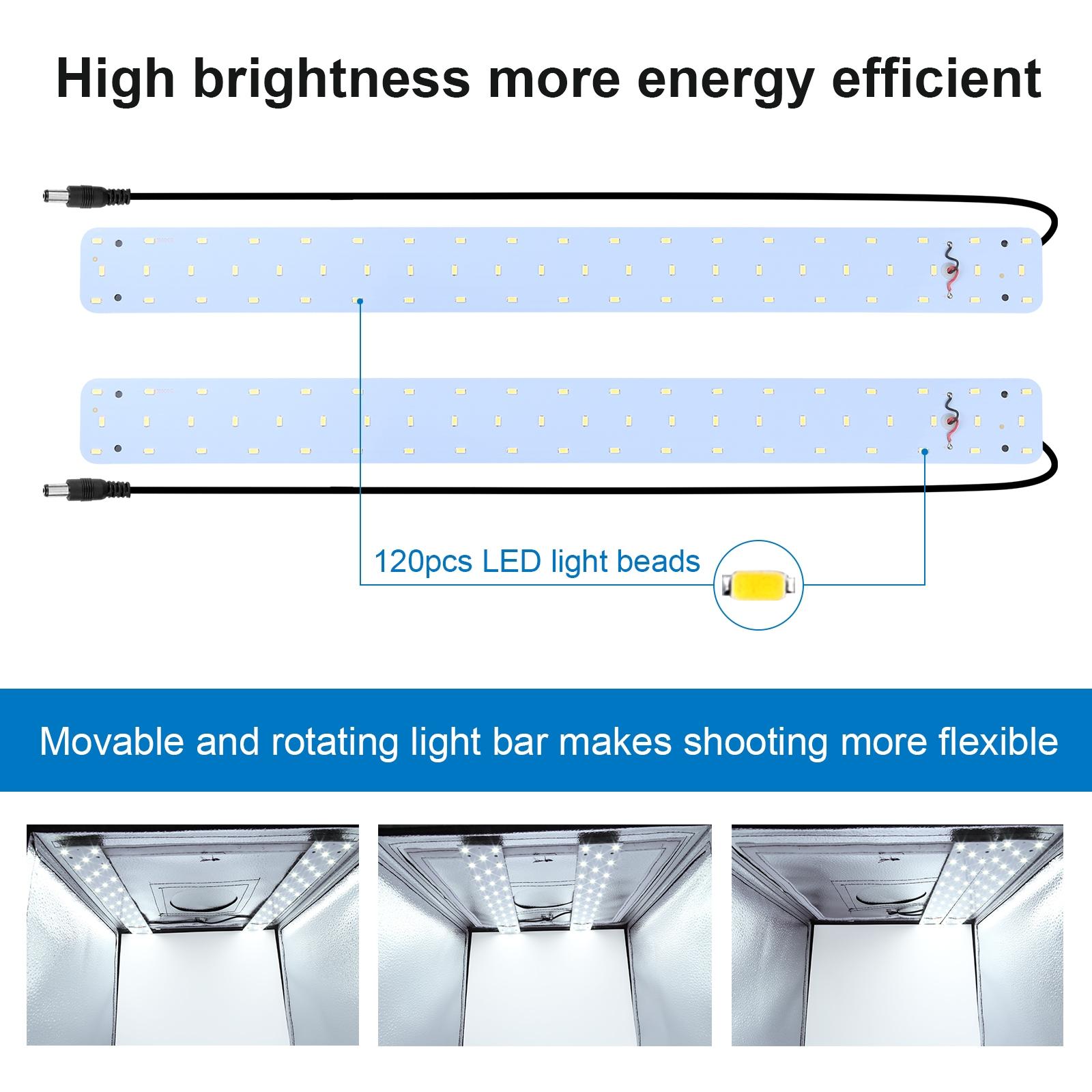 PULUZ 60cm caja de luz de estu - Photography Lighting Kits reseña y precio