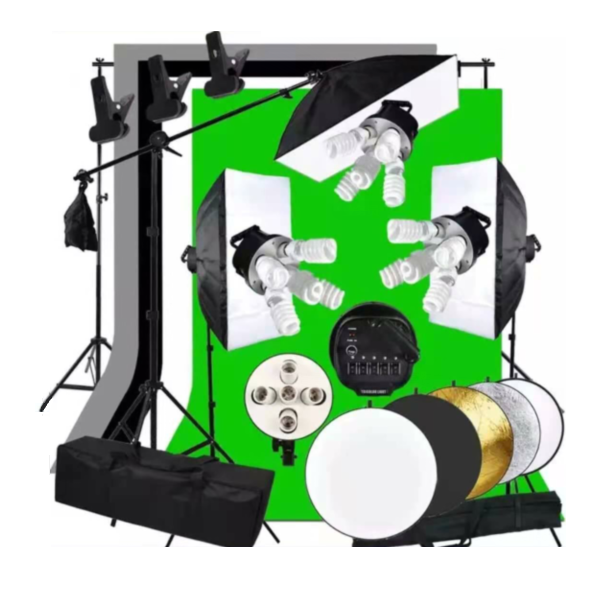 Kit de Fotografía Profesional  - Photography Lighting Kit With Backdrop reseña y precio