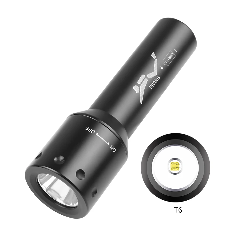 Nueva Linterna de Buceo LED T6 - Photography Lighting Led reseña y precio