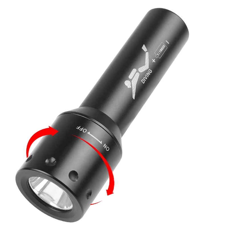 Nueva Linterna de Buceo LED T6 - Photography Lighting Led reseña y precio
