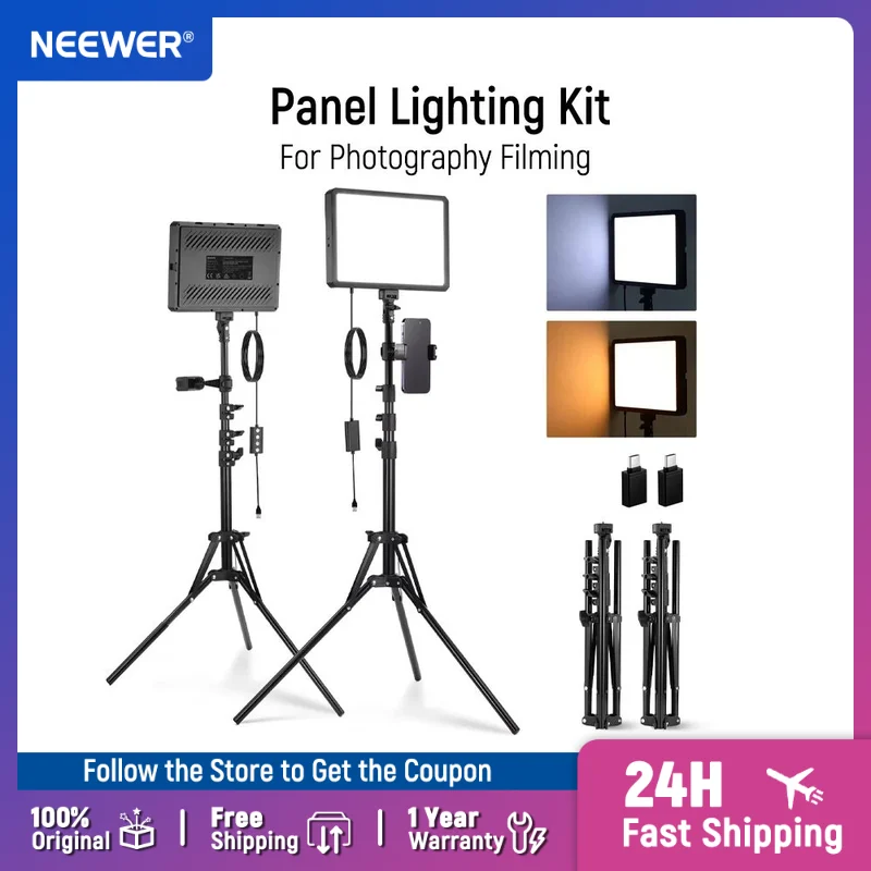 NEEWER BASICS Paquete de 2 kit - Photography Lighting Basics reseña y precio