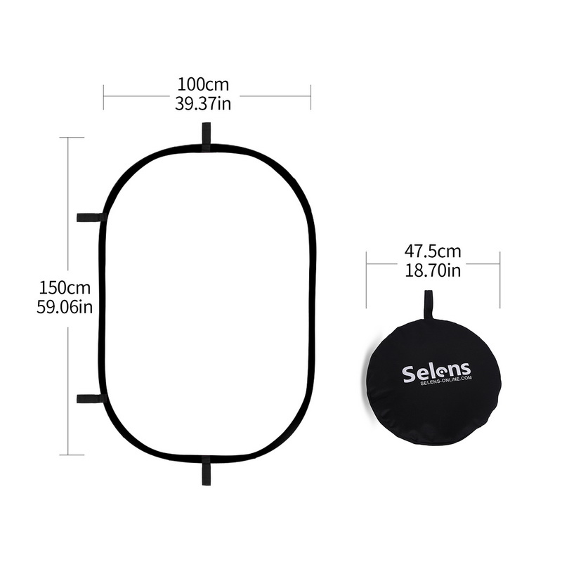 Reflector ovalado plegable de  - Photography Lighting Reflectors reseña y precio