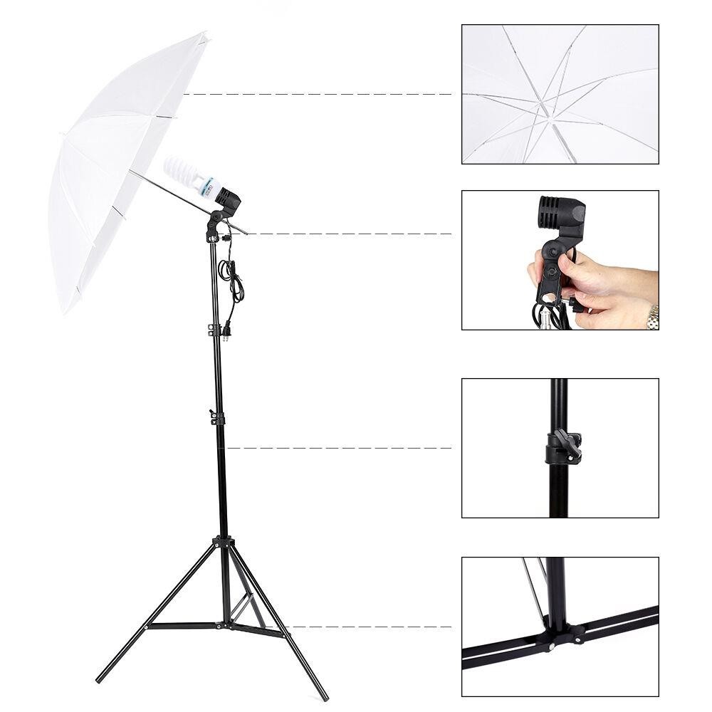 Kit de Iluminación para Estudi - Photography Lighting Kit With Backdrop reseña y precio