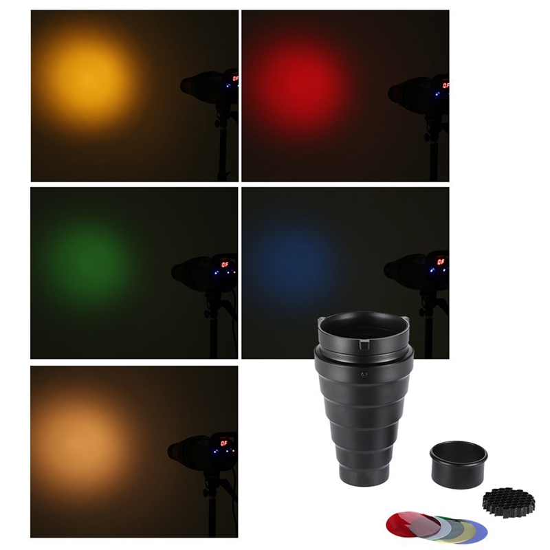 Kit de 5 Filtros de Color con  - Honeycomb Grid Filter reseña y precio