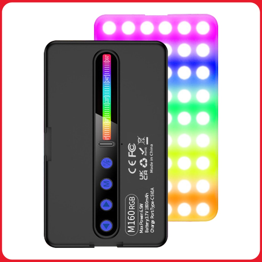 Luz de Video LED RGB de 6.5W,  - Photography Lighting Type reseña y precio
