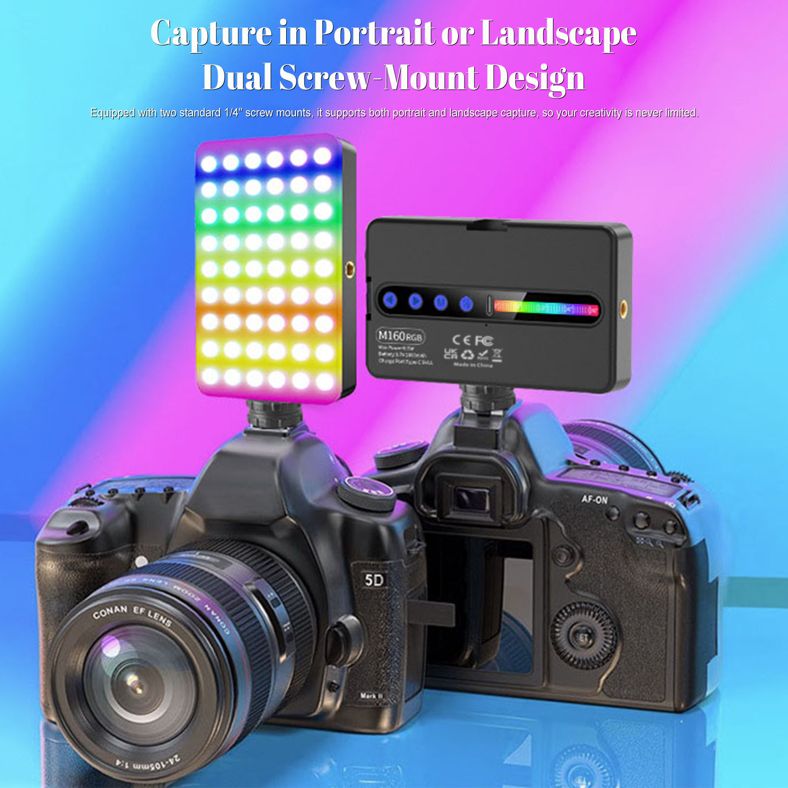 Luz de Video LED RGB de 6.5W,  - Photography Lighting Type reseña y precio