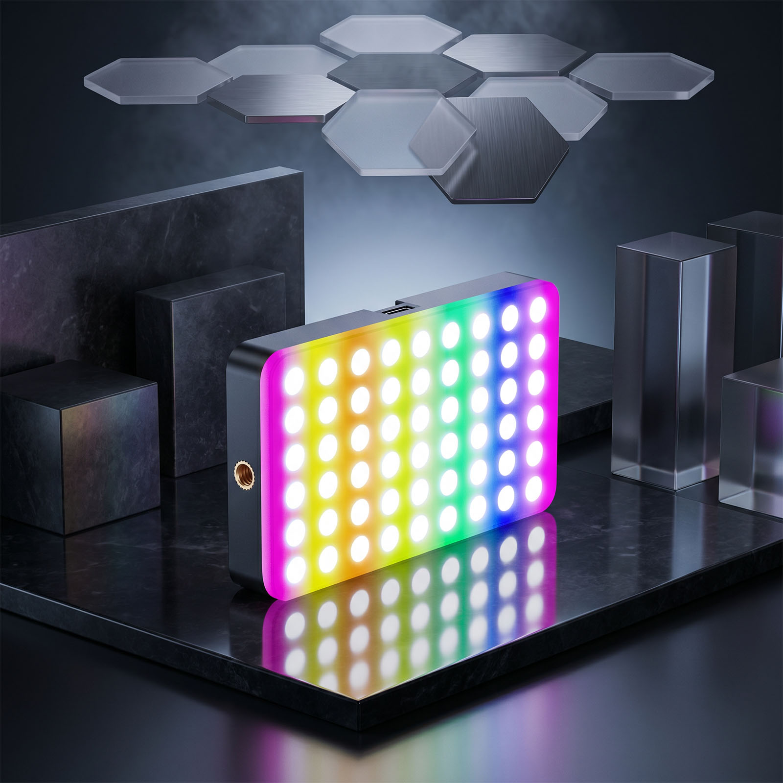 Luz de Video LED RGB de 6.5W,  - Photography Lighting Type reseña y precio