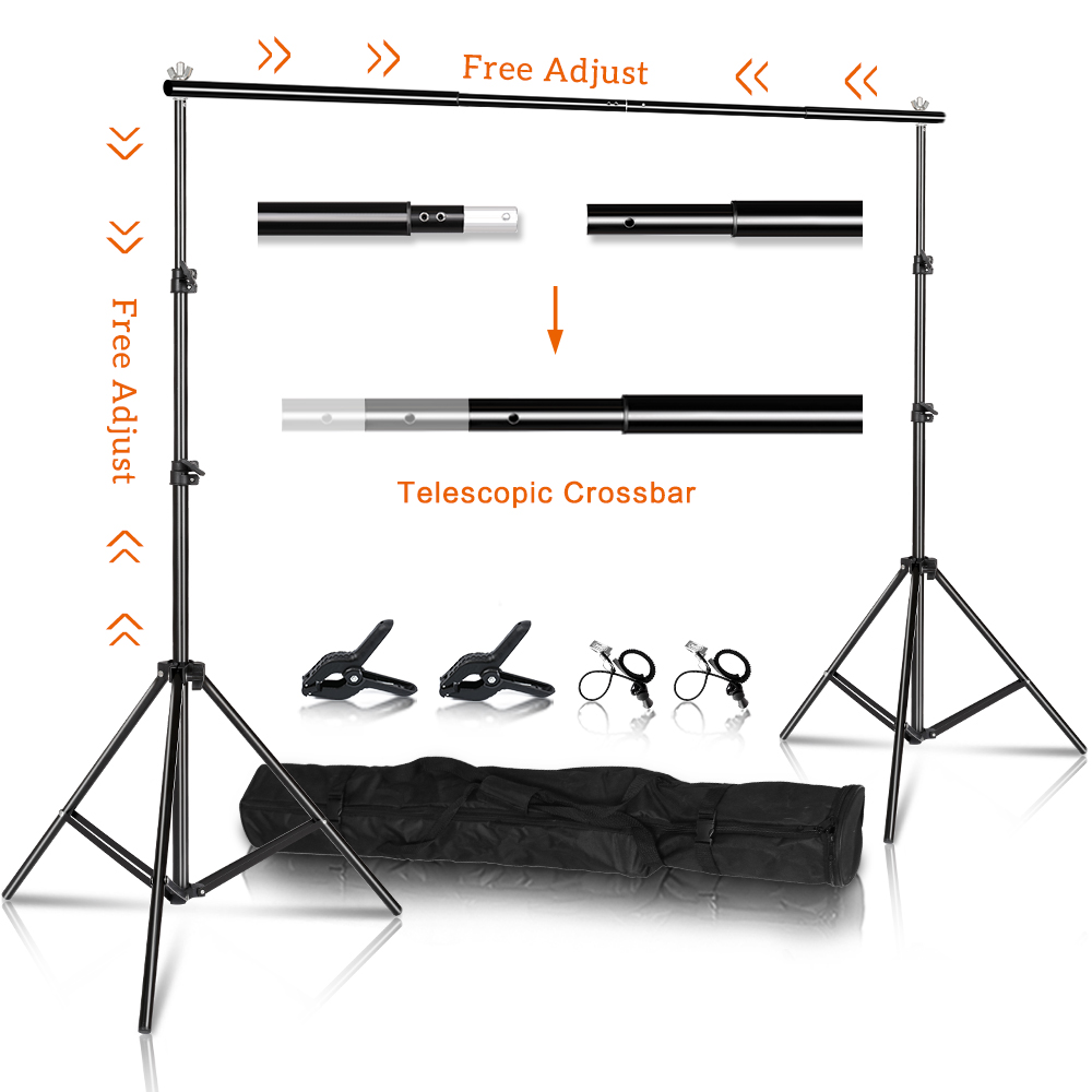 Soportes para Fondos de Fotogr - Photography Lighting Kit With Backdrop reseña y precio